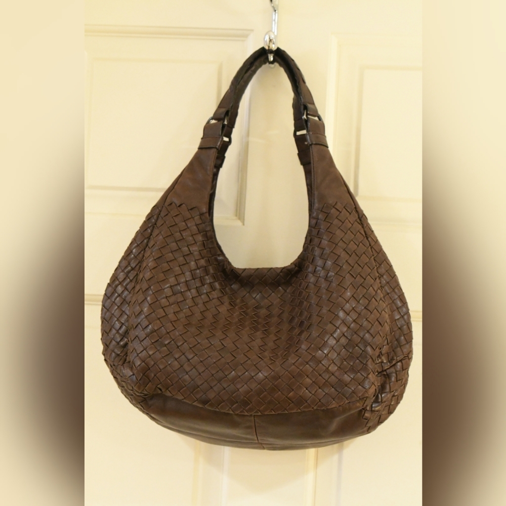 BOTTEGA VENETA Campana Intrecciato Hobo Napa Bag S